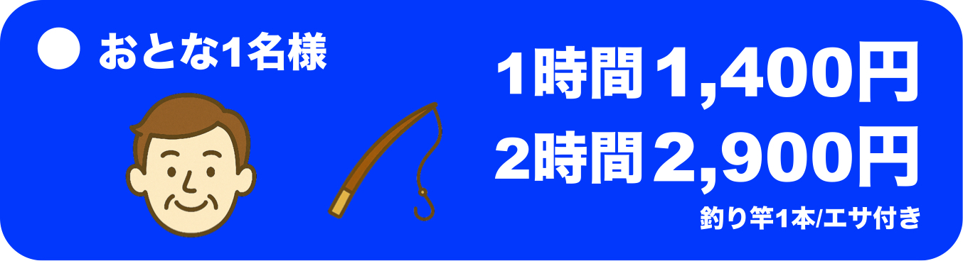 おとな1名様